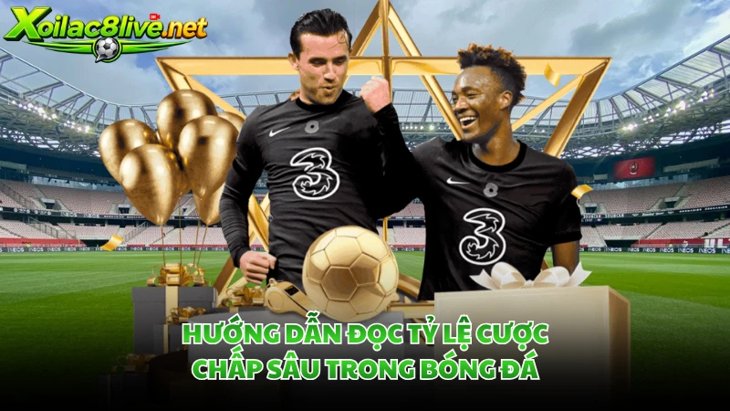 Hướng dẫn đọc tỷ lệ cược chấp sâu trong bóng đá.