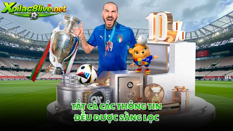 Tất cả các thông tin đều được sàng lọc